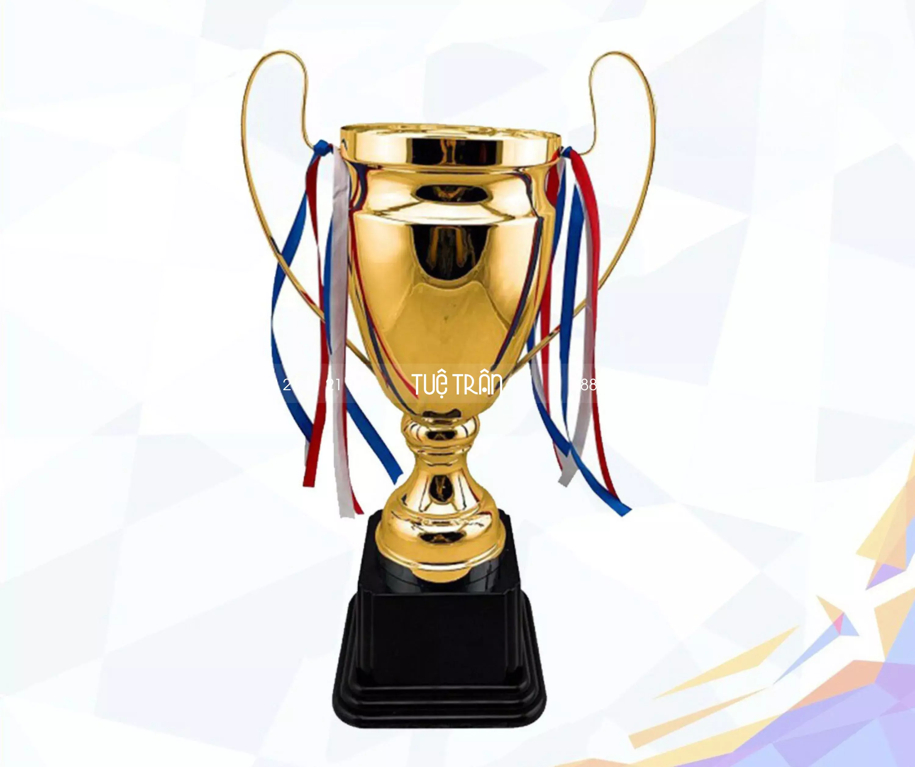 Cup bóng đá VT2067 vàng