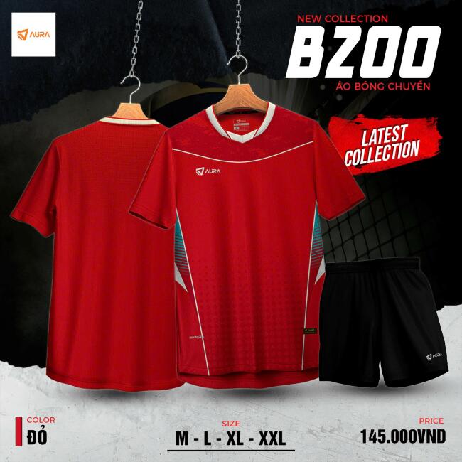Quần áo bóng chuyền nam Aura B200
