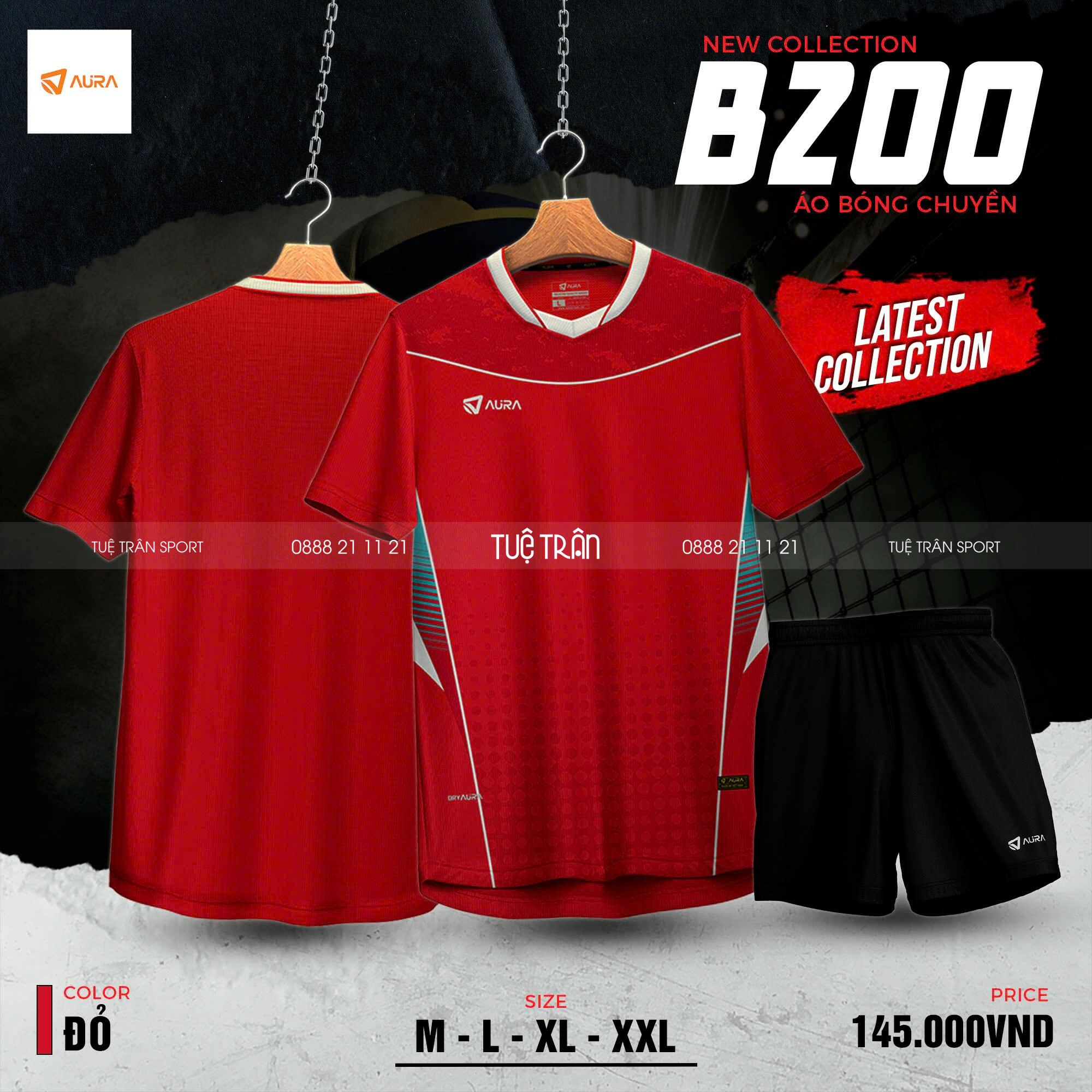 Quần áo bóng chuyền nam Aura B200