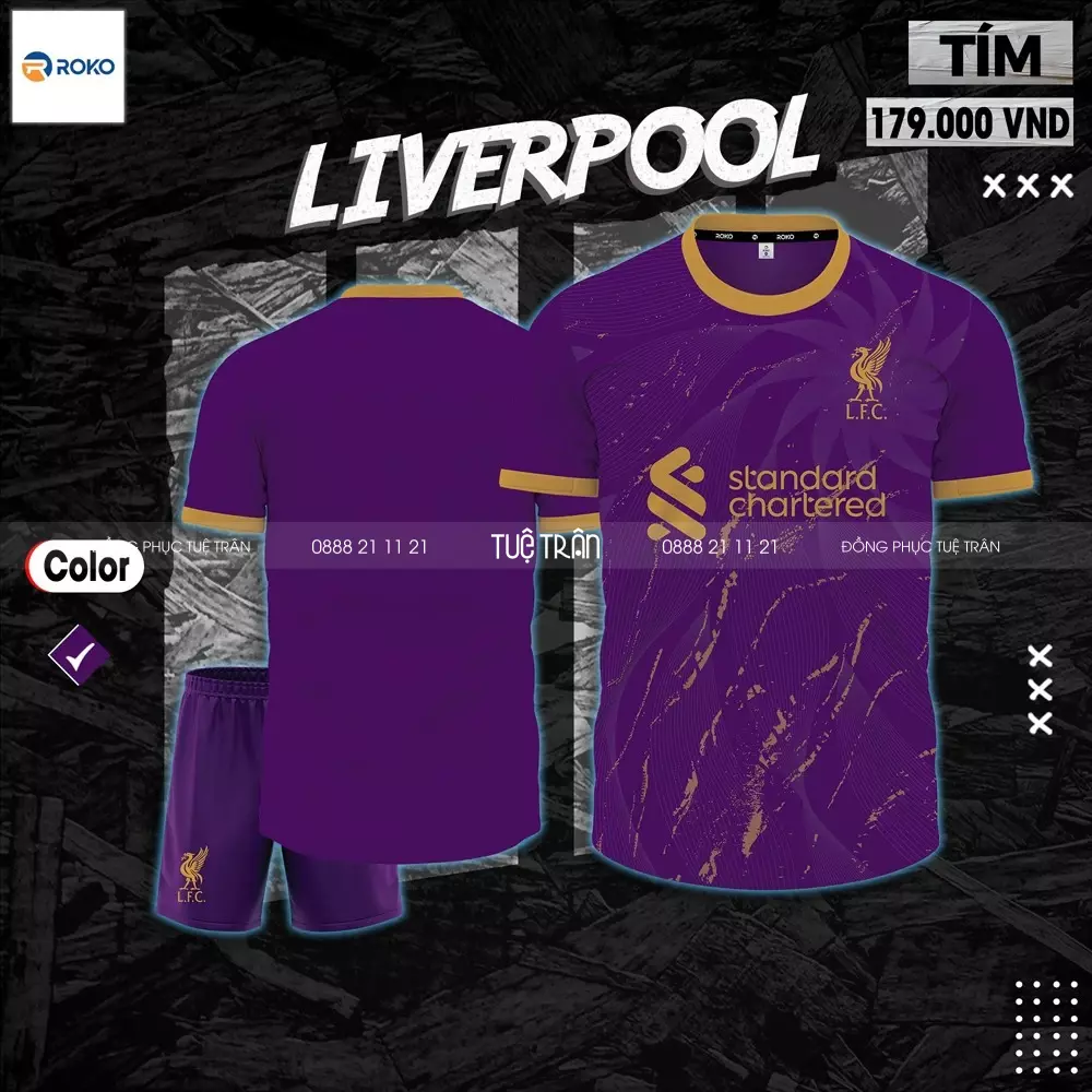 Quần áo bóng đá Roko CLB Liverpool Training