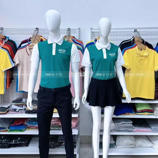 Đồng phục áo thun Ace English