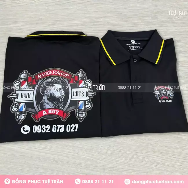 Đồng phục áo thun Barbershop A Huy