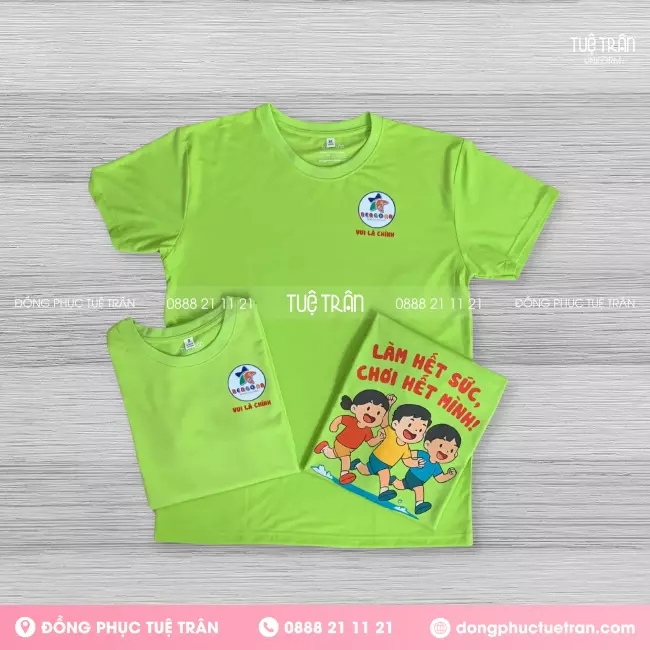 Đồng phục áo lớp Bé Ngoan Preschool