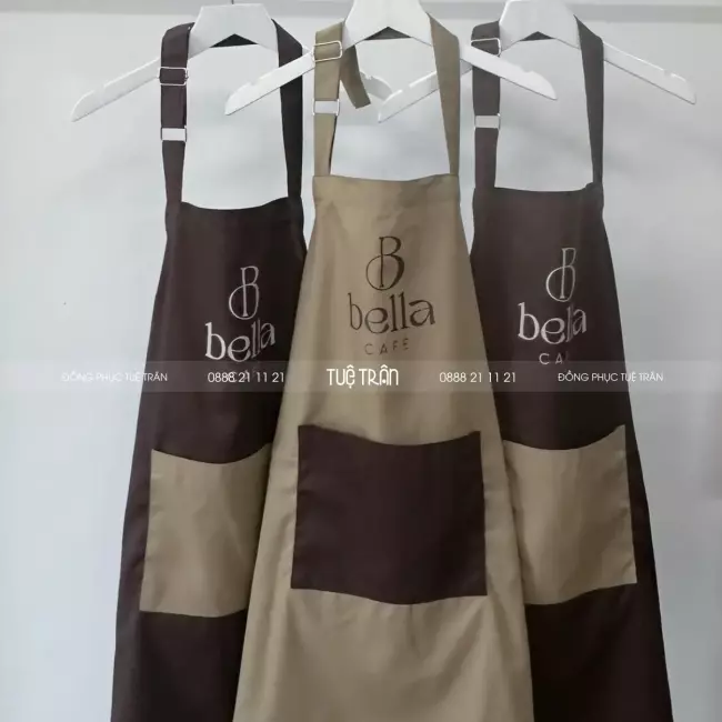 Đồng phục áo thun tạp dề Bella Café