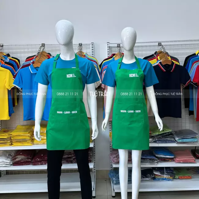 Đồng phục tạp dề Chè hạt đác Nha Trang