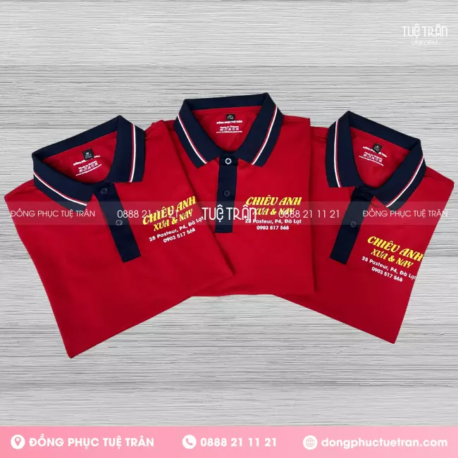 Đồng phục áo thun Nhà hàng Chiêu Anh Xưa và Nay