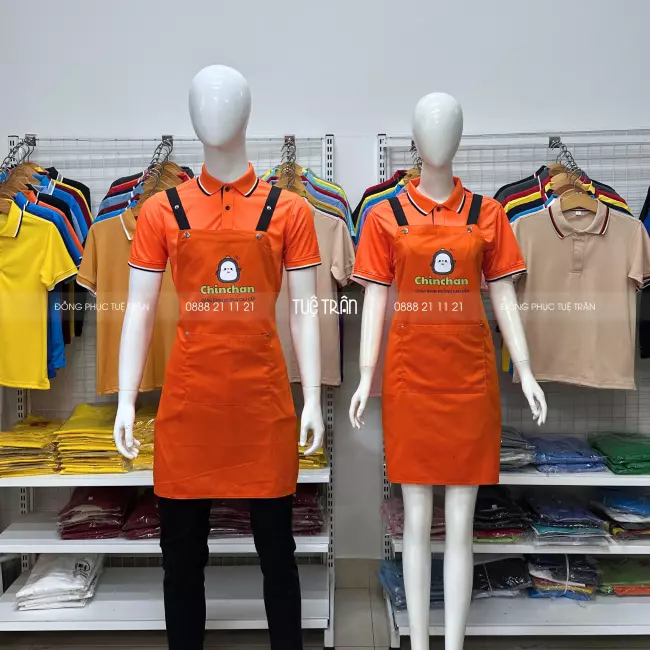 Đồng phục tạp dề Cháo dinh dưỡng Chin Chan