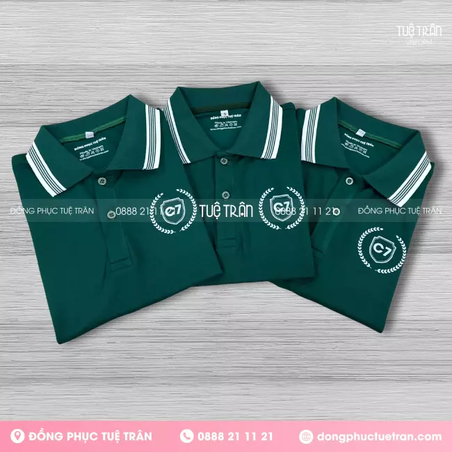 Đồng phục áo thun Dệt may Đắc Lộc