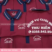 Đồng phục áo thun Dịch vụ cưới hỏi Thu Hiền
