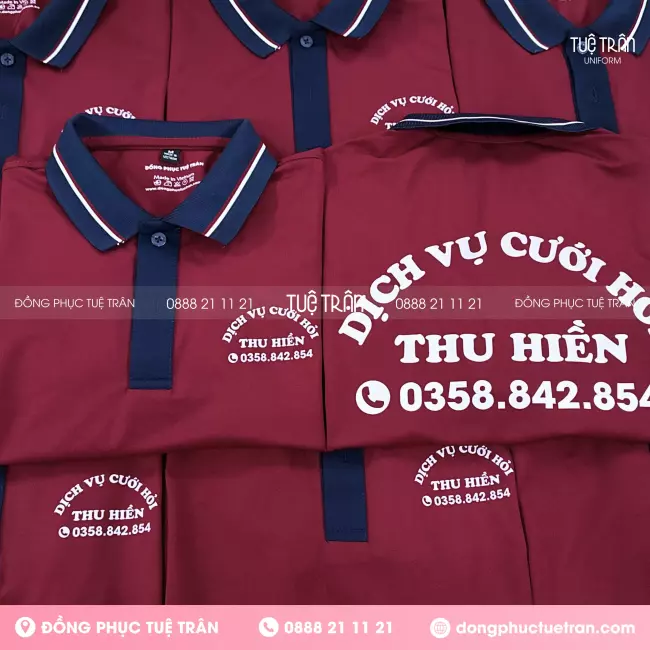 Đồng phục áo thun Dịch vụ cưới hỏi Thu Hiền