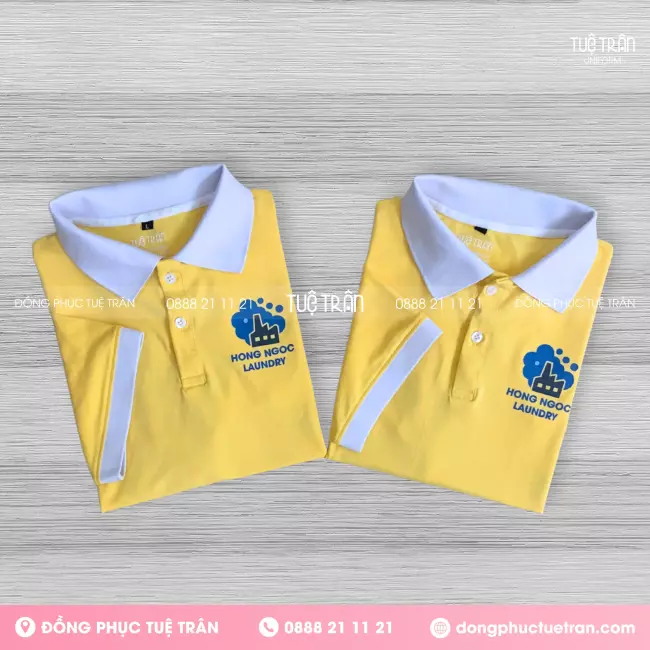 Đồng phục áo thun polo Giặt ủi Hồng Ngọc