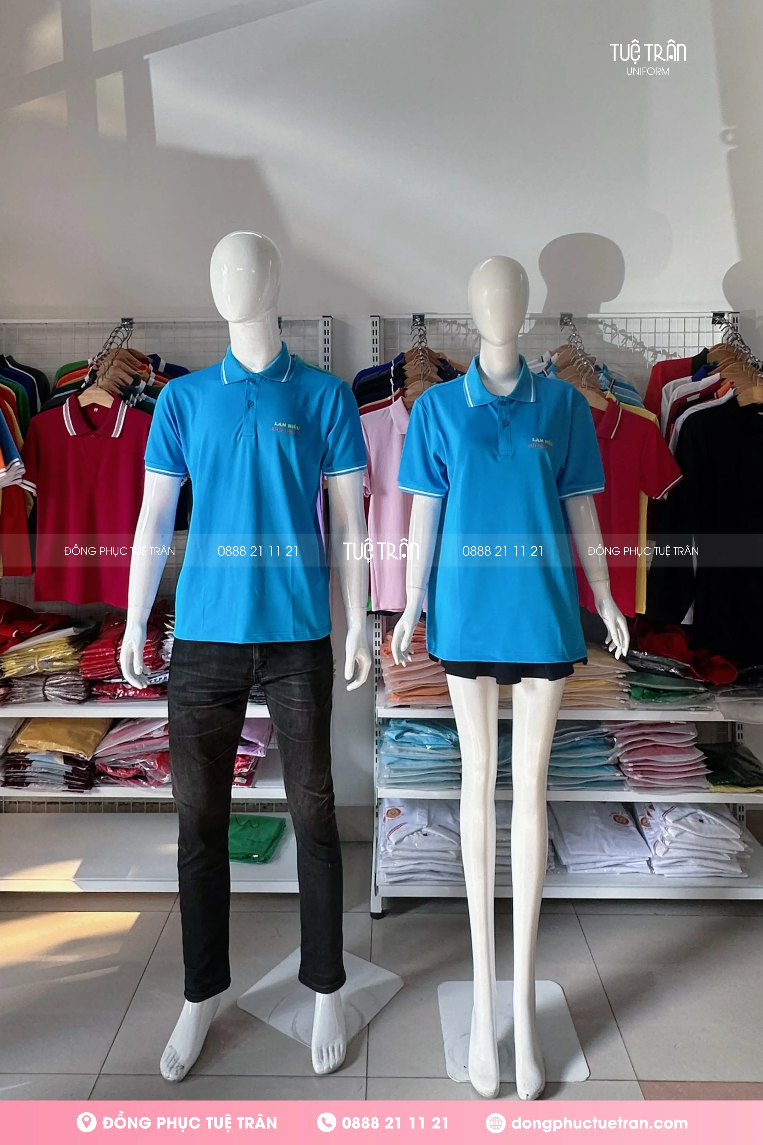 Đồng phục áo thun Hải sản bình dân Lam Hiểu