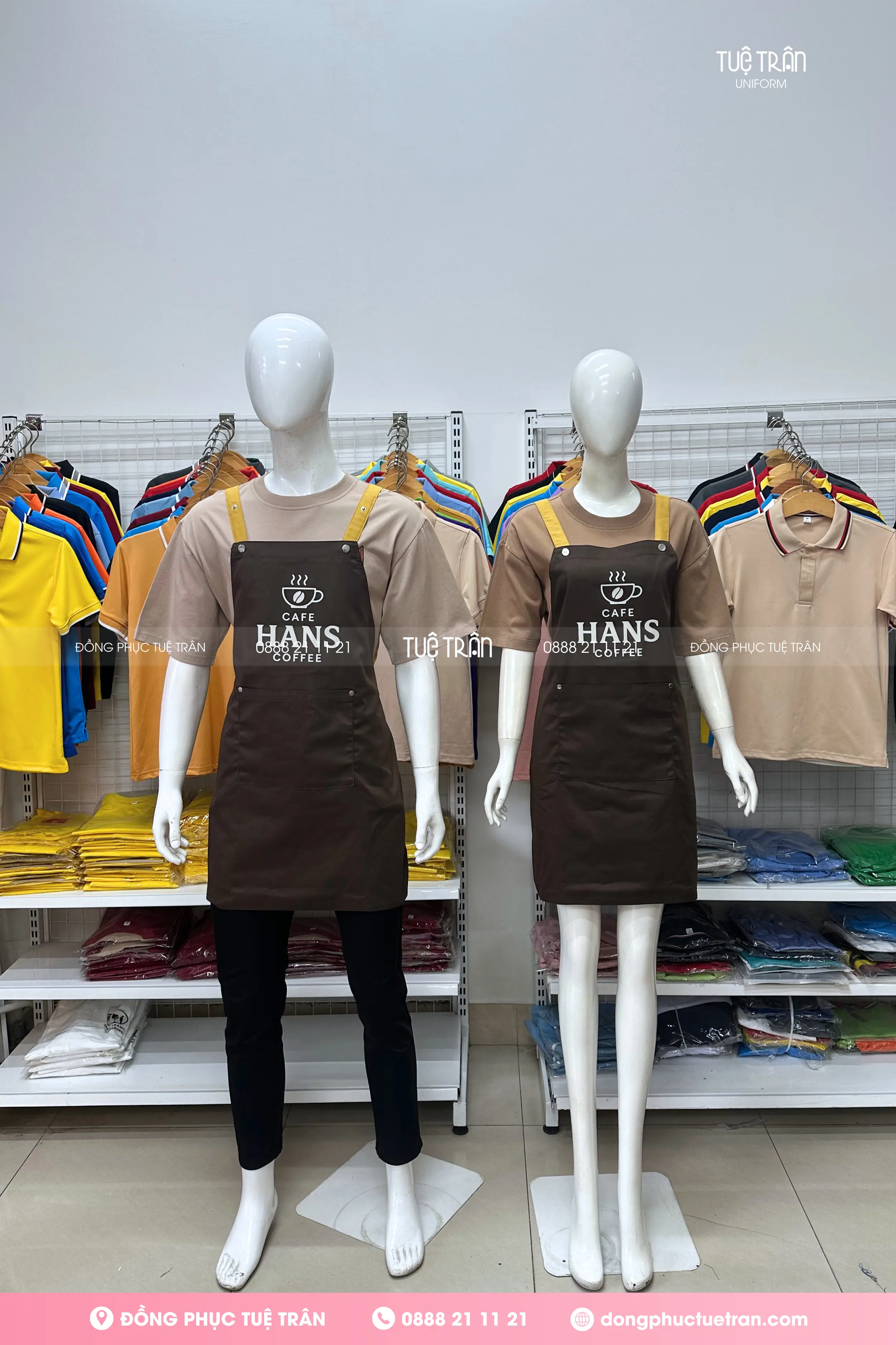 Đồng phục tạp dề Hans Coffee