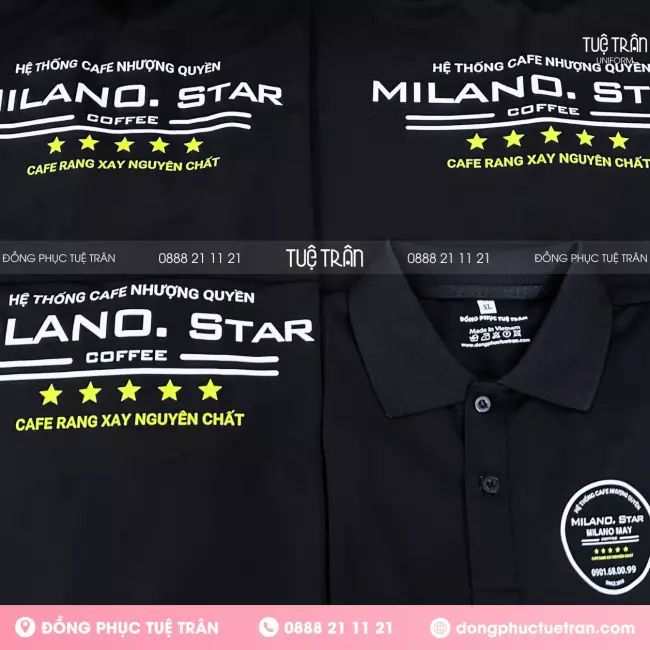 Đồng phục áo thun Milano Star