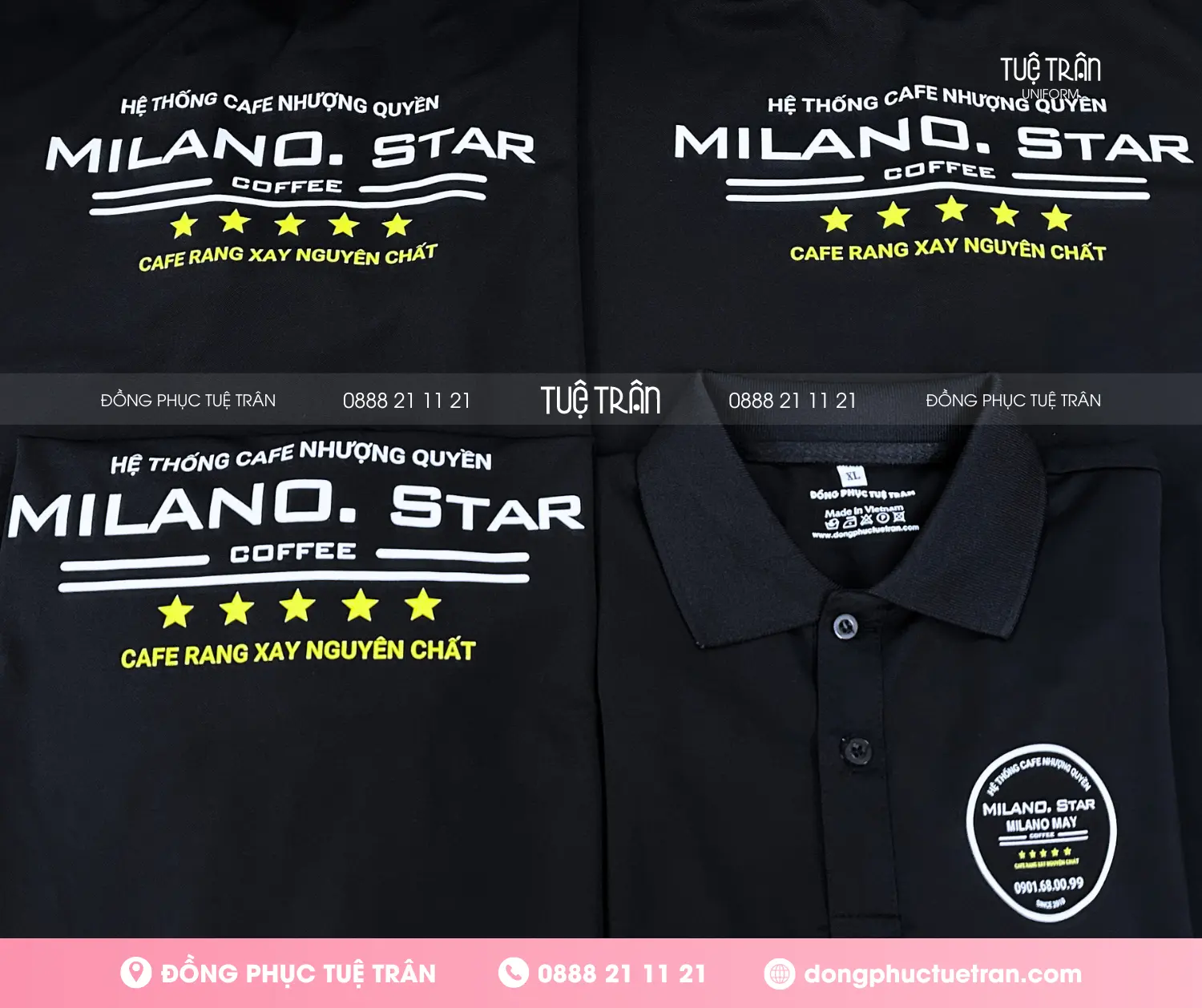 Đồng phục áo thun Milano Star