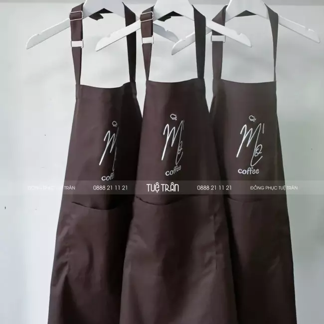 Đồng phục áo thun tạp dề Mò Coffee