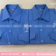 Đồng phục áo thun tạp dề Mò Coffee