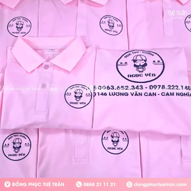 Đồng phục áo thun Ngọc Yến Milk Tea