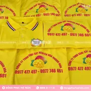 Đồng phục áo thun tạp dề Công ty Nguyên Nga Khánh Hòa