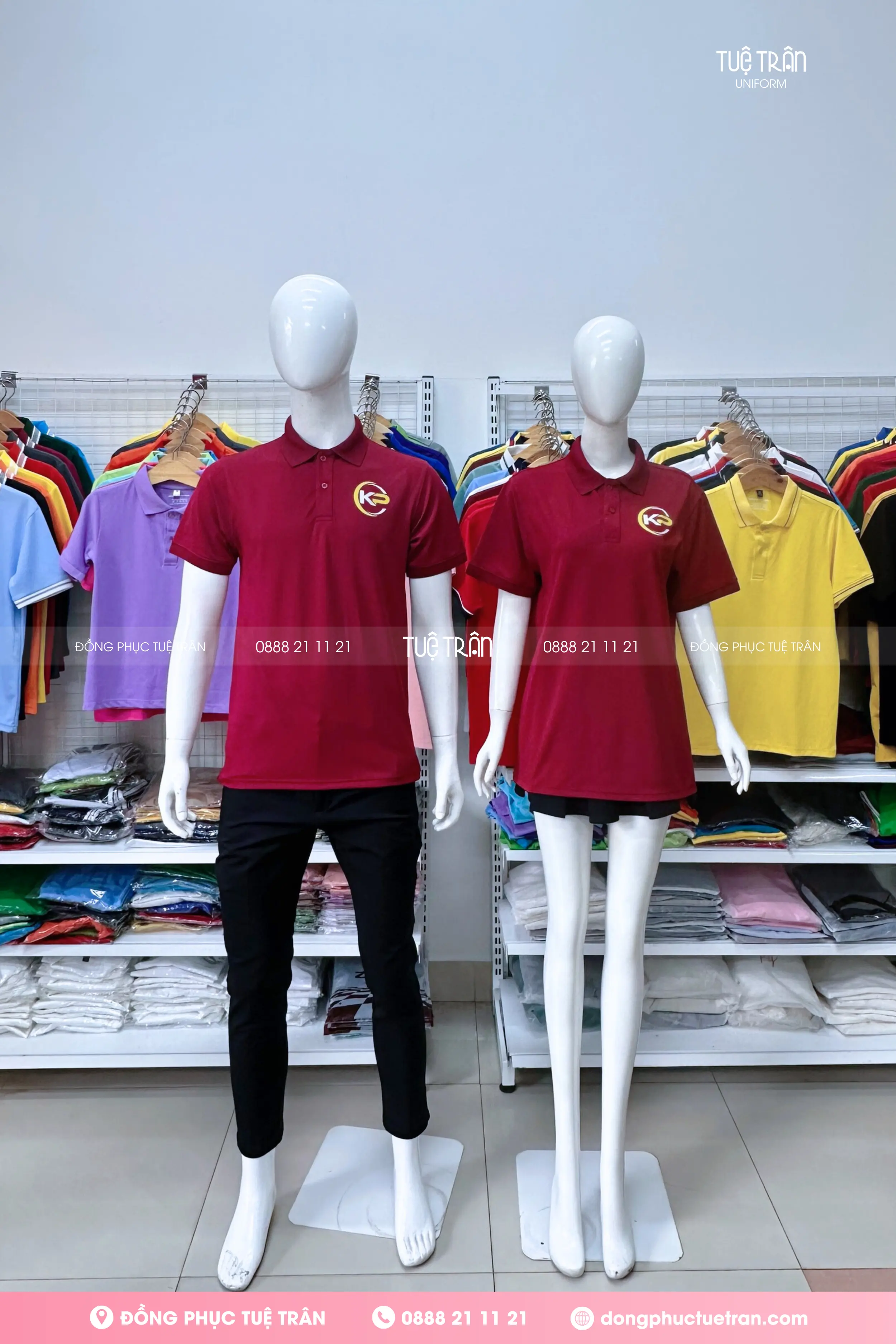 Đồng phục áo thun Nhà xe Khanh Phong