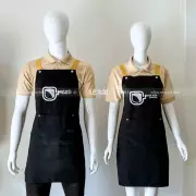 Đồng phục áo thun tạp dề nón kết Nhà Xoài Coffee & Tea