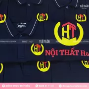 Đồng phục áo thun Công ty nội thất H&T Nha Trang