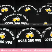 Đồng phục áo thun Quán Nhậu Bình Dân 79