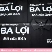 Đồng phục áo thun Quán nướng Ba Lợi