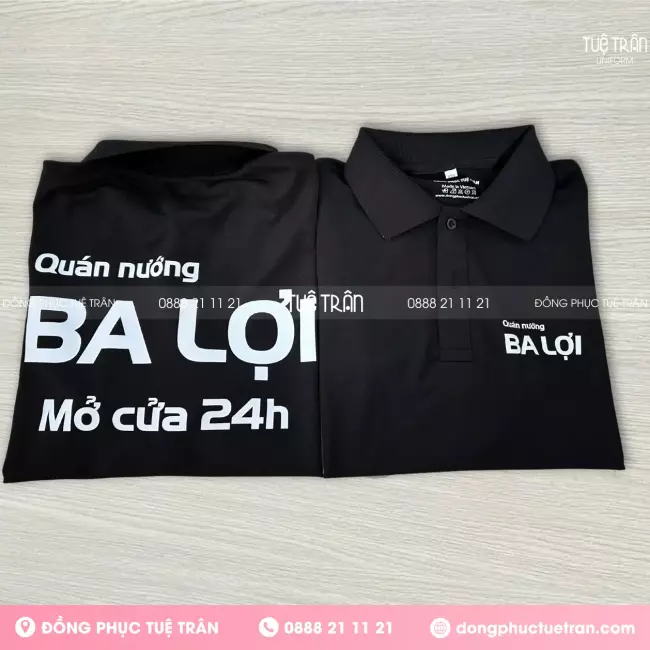 Đồng phục áo thun Quán nướng Ba Lợi