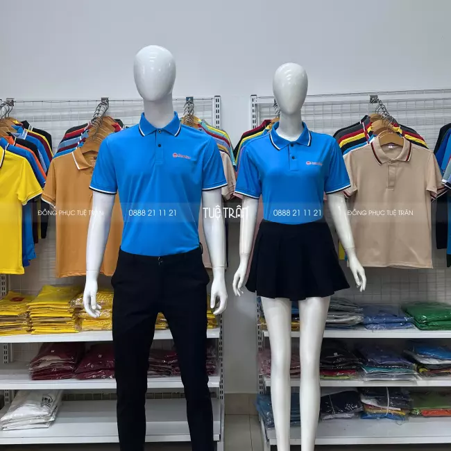 Đồng phục áo thun Công ty Đèn Rạng Đông