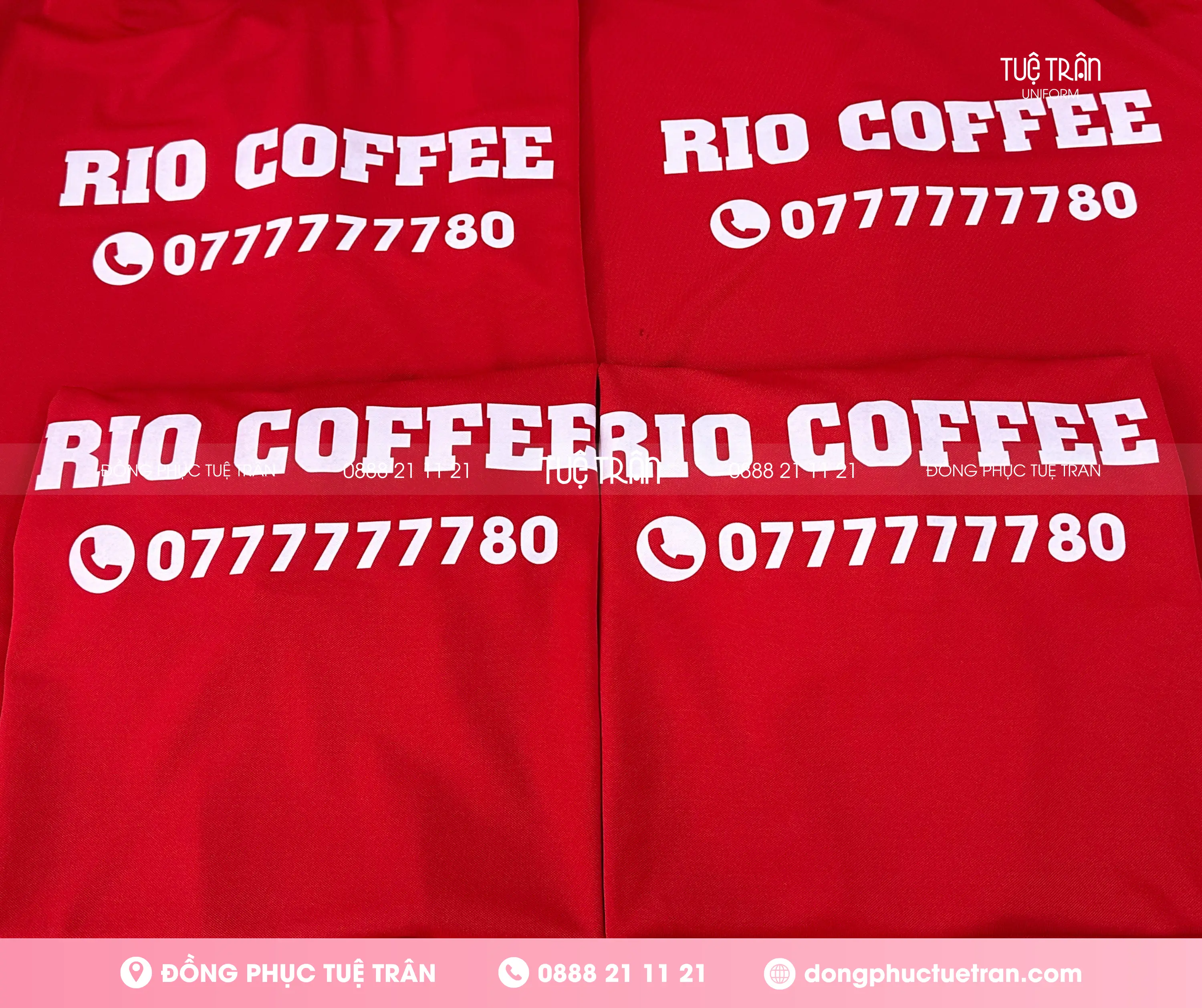 Đồng phục áo thun quán Rio Coffee