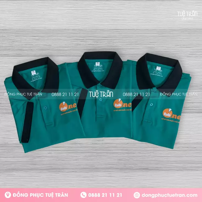 Đồng phục áo thun cở sở sản xuất chả cá Rubine