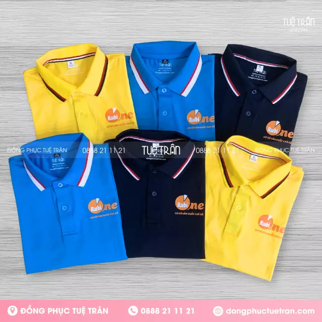 Đồng phục áo thun cở sở sản xuất chả cá Rubine