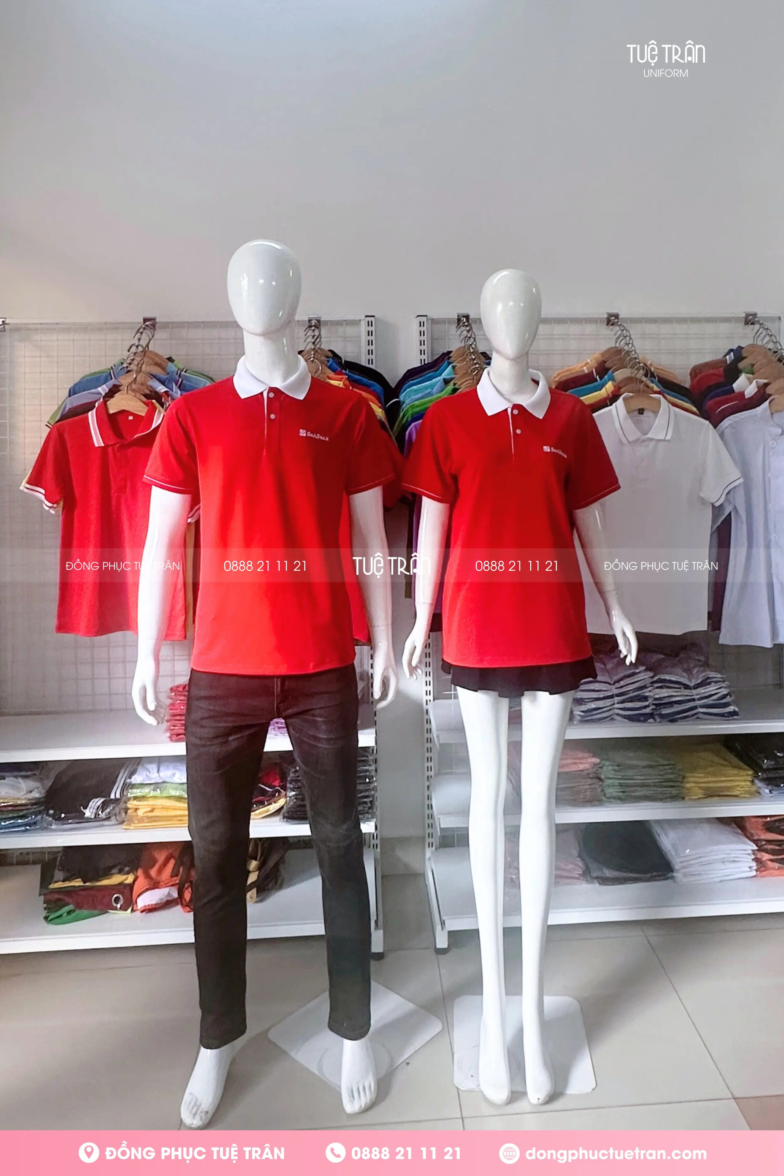Đồng phục áo thun Ngân hàng SeaBank Nha Trang