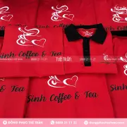 Đồng phục áo thun quán cà phê Sinh Coffee & Tea