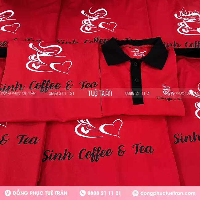 Đồng phục áo thun quán cà phê Sinh Coffee & Tea