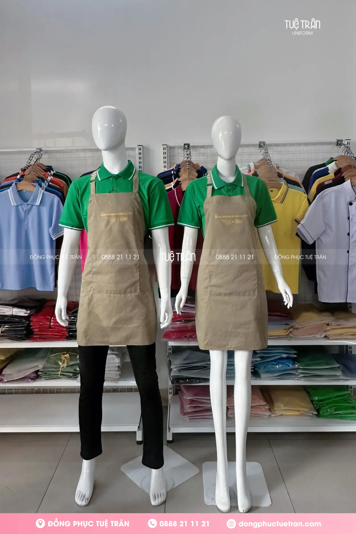 Đồng phục áo thun tạp dề The Sinna