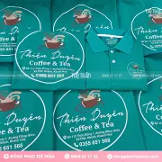 Đồng phục áo thun quán cà phê Thiện Duyên Coffee & Tea