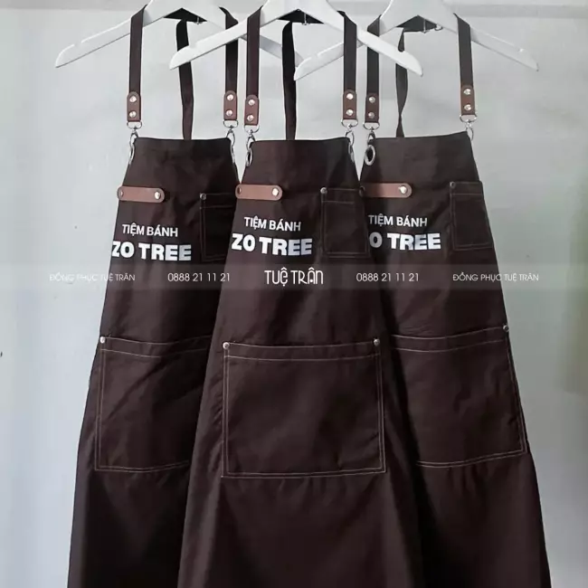 Đồng phục áo thun tạp dề Tiệm bánh Zo Tree