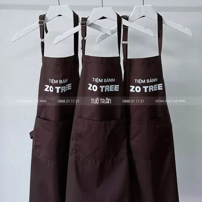 Đồng phục áo thun tạp dề Tiệm bánh Zo Tree