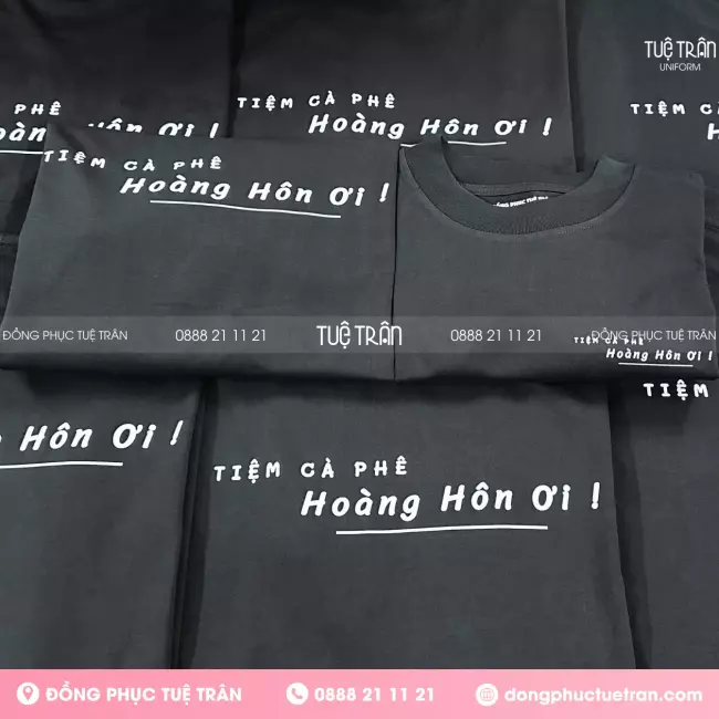 Đồng phục áo thun Tiệm Cà Phê Hoàng Hôn Ơi