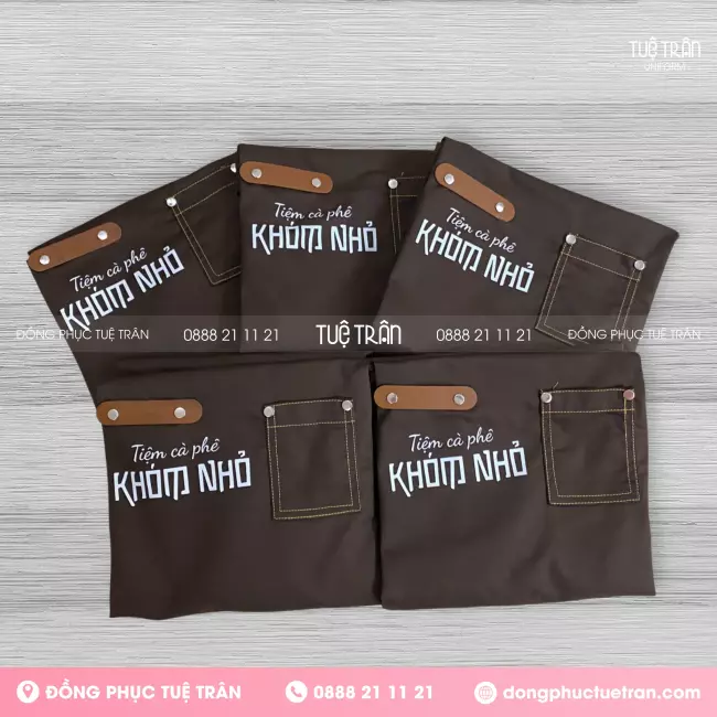 Đồng phục tạp dề Tiệm cà phê Khóm Nhỏ