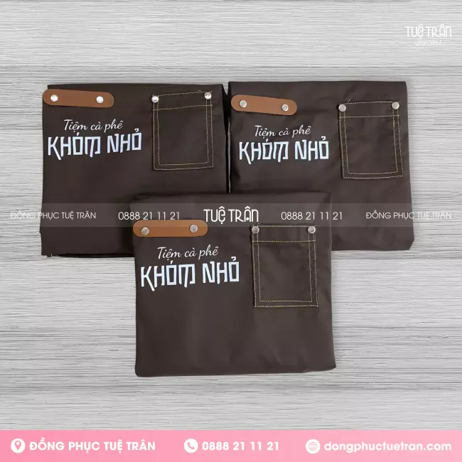 Đồng phục tạp dề Tiệm cà phê Khóm Nhỏ