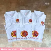 Đồng phục áo thun cổ trụ Trầm hương Vạn Lộc