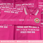 Đồng phục áo thun Trường Mầm Non Quốc Tế