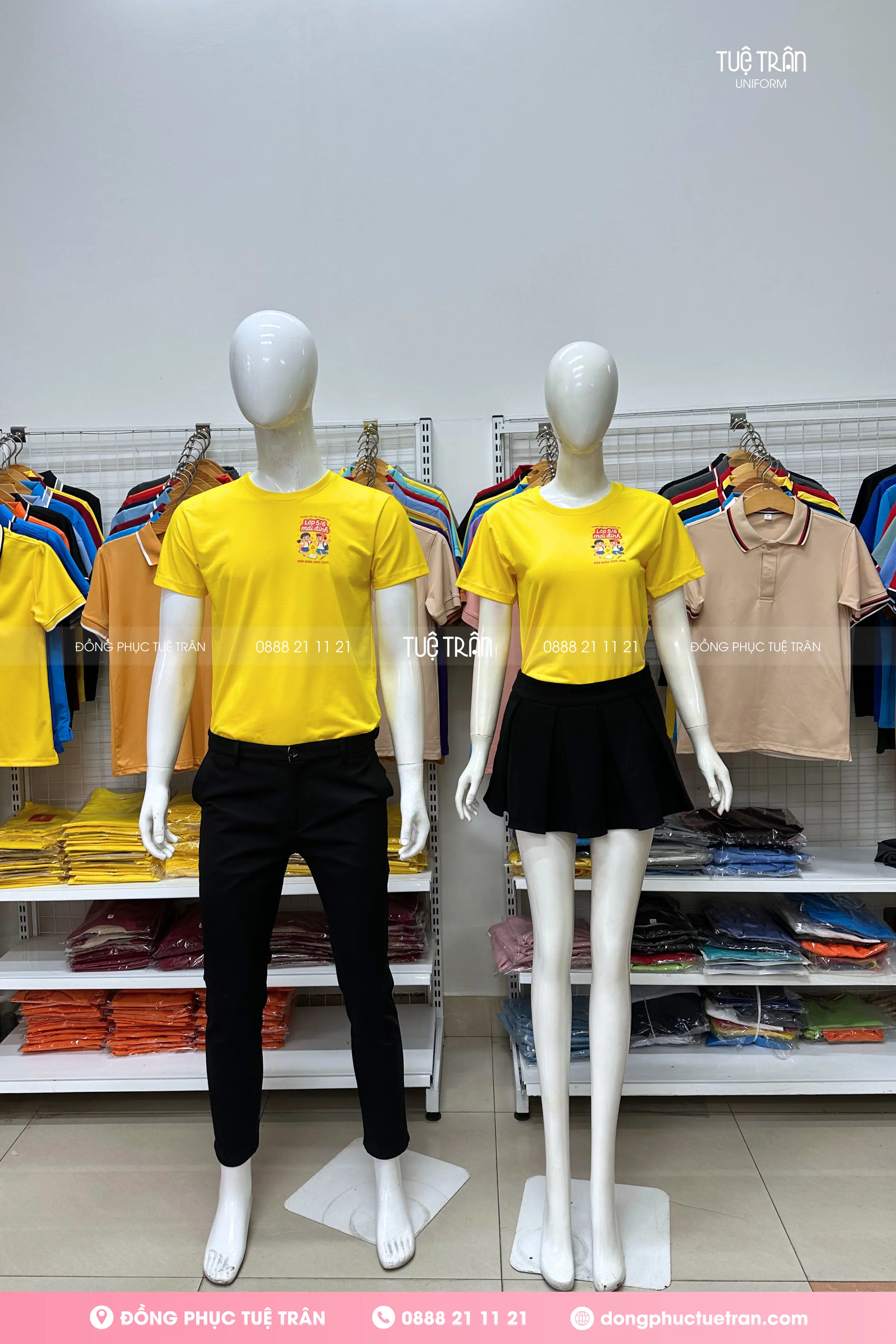 Đồng phục áo lớp Trường TH Phước Tân