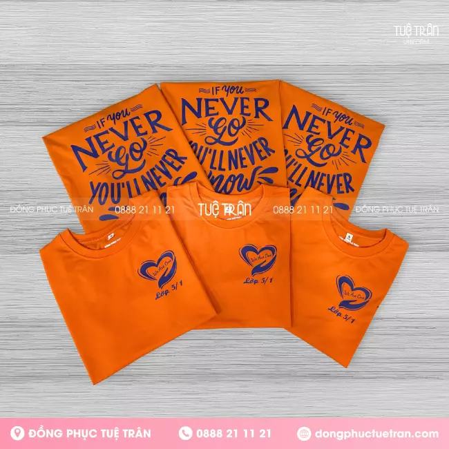 Đồng phục áo lớp Trường Tiểu Học Phước Hải 1