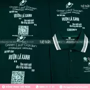 Đồng phục áo thun Công ty Vườn Lá Xanh