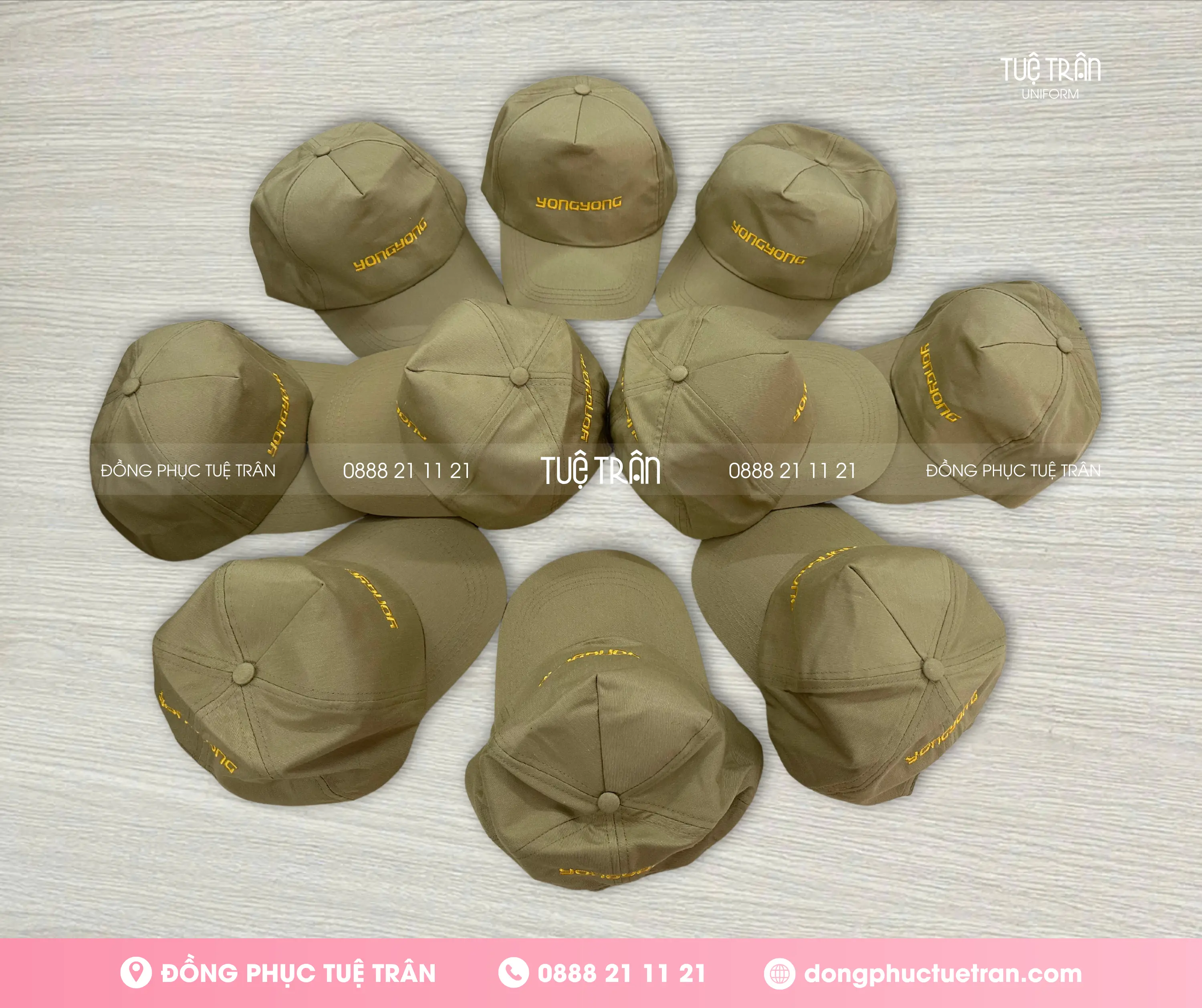 Mũ nón đồng phục Công ty Yong Yong