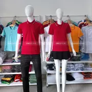 Polo mè phối bo 2 sọc